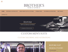 Tablet Screenshot of brotherstailorsaz.com